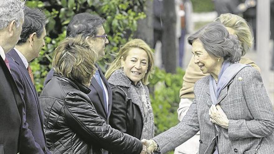 Nevado: «La reina Sofía ha tenido un gesto precioso de ir a Aldea Moret»