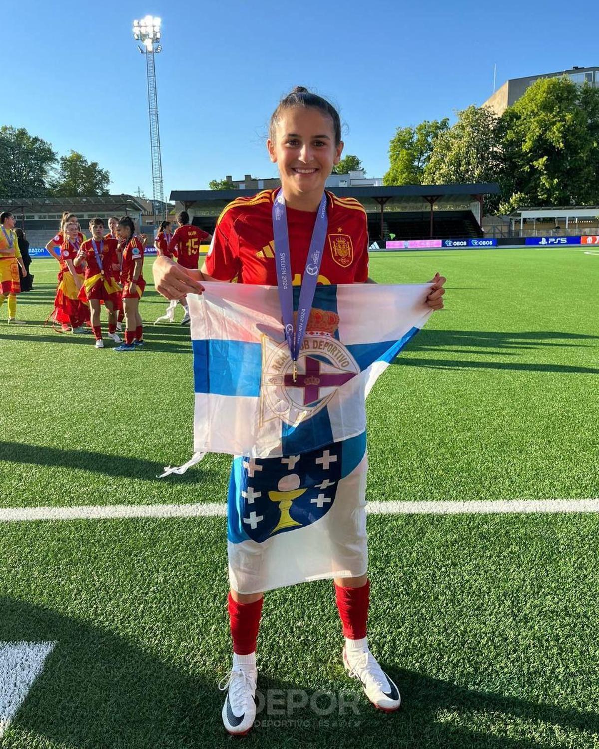 Lucía Rivas con las categorías inferiores