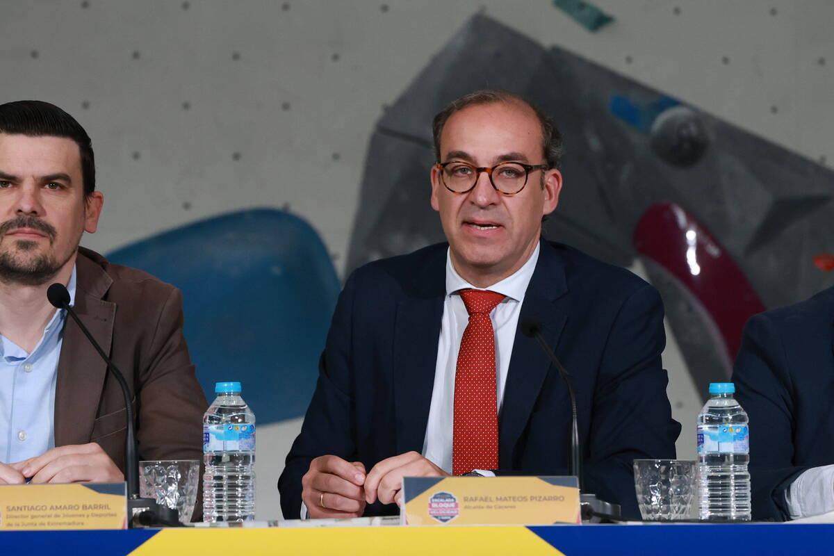 Rafael Mateos, alcalde de Cáceres