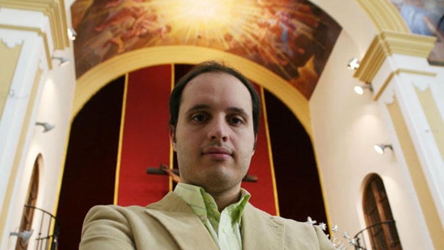 Raúl Berzosa, en el oratorio de las Penas, en una imagen de archivo.