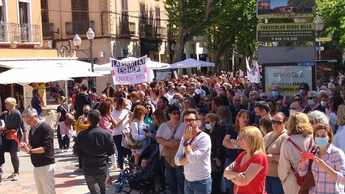 Els participants, al Quatre Cantons de Dénia