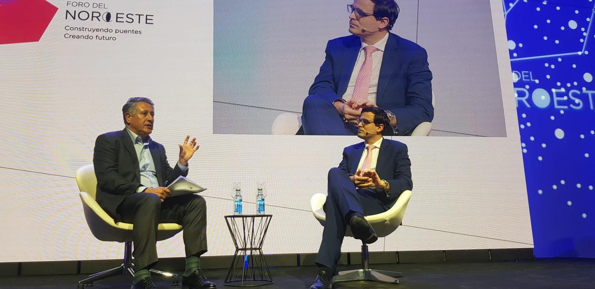 Daniel Fernández Alonso, a la derecha, junto a Juan Carlos Lozano.