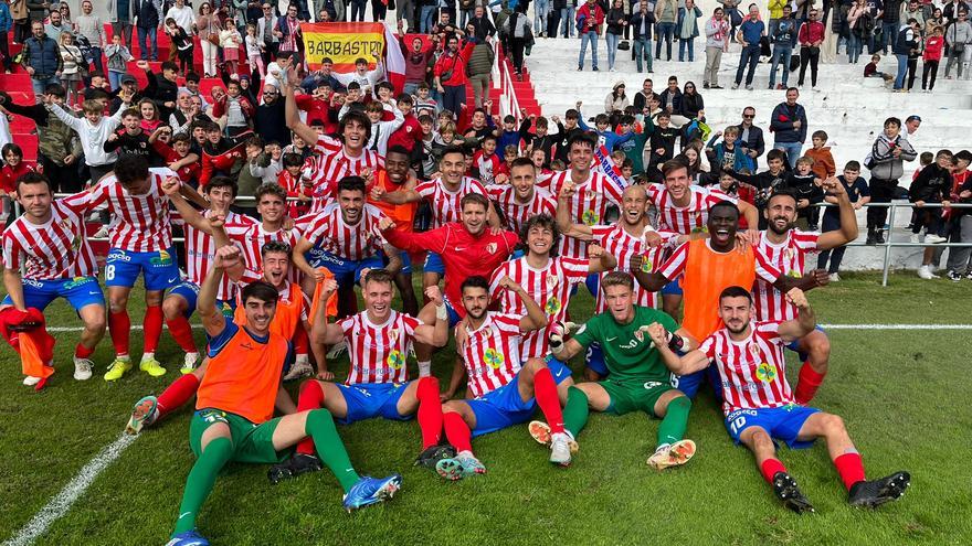 El Barbastro logra una gran victoria en la Copa frente a la Ponferradina (1-0)