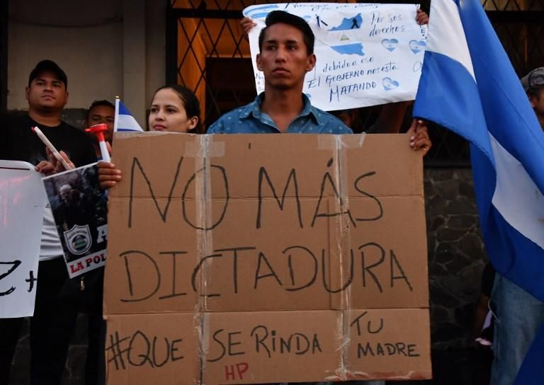 Multitudinaria marcha en Nicaragua