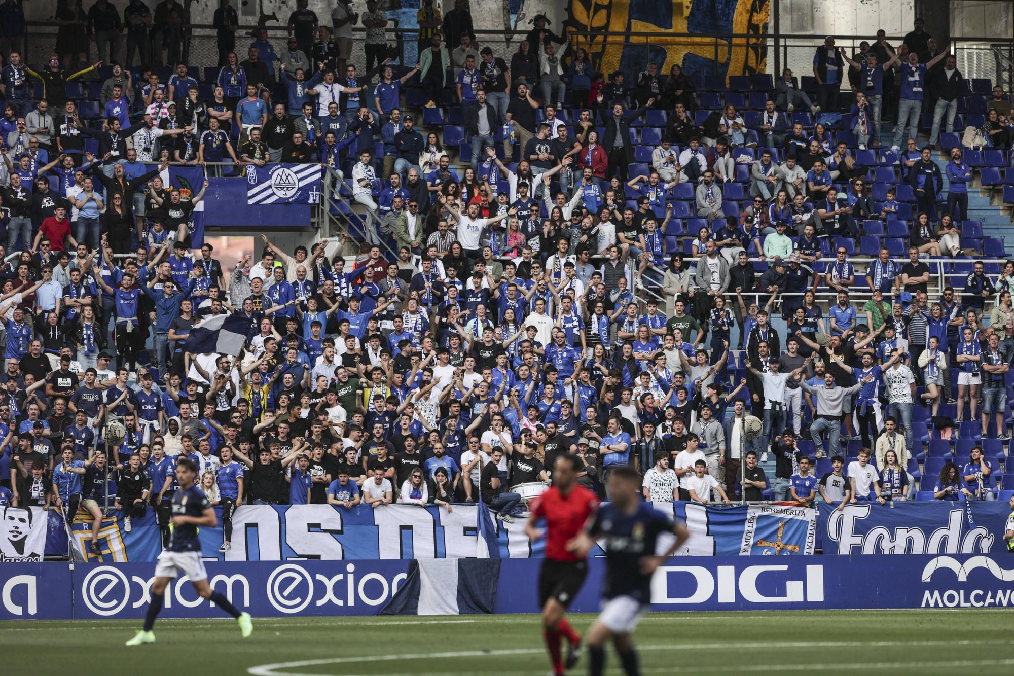 En imágenes: Así fue el partido entre el Real Oviedo y el Zaragoza en el Tartiere