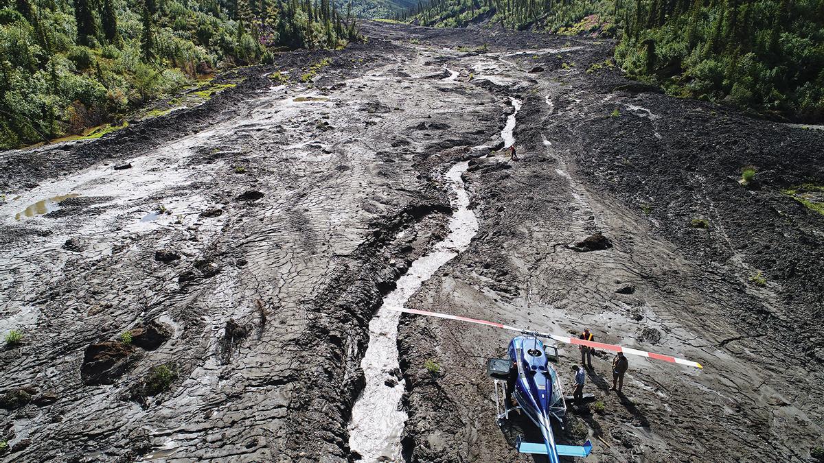 El permafrost se derrite en el entorno ártico