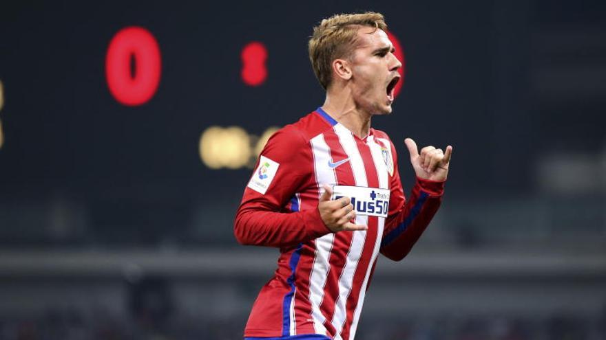 Antoine Griezmann celebra uno de sus goles.