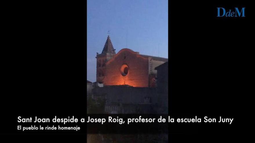 Sant Joan despide a Josep Roig, "faro" de la escuela Son Juny