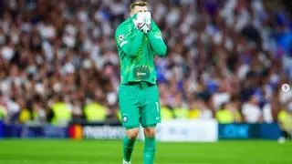El portero de Alzira Josep Martínez entona el 'mea culpa' por su error en el Real Madrid-Inter de Champions
