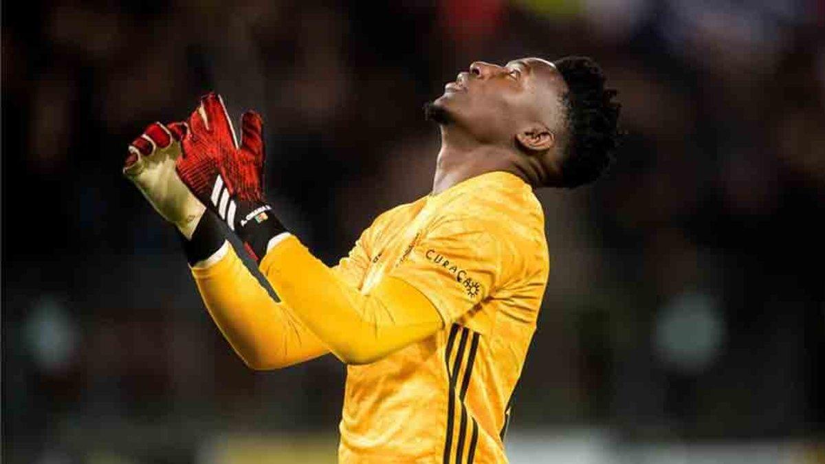 Imagen del guardameta del Ajax, André Onana