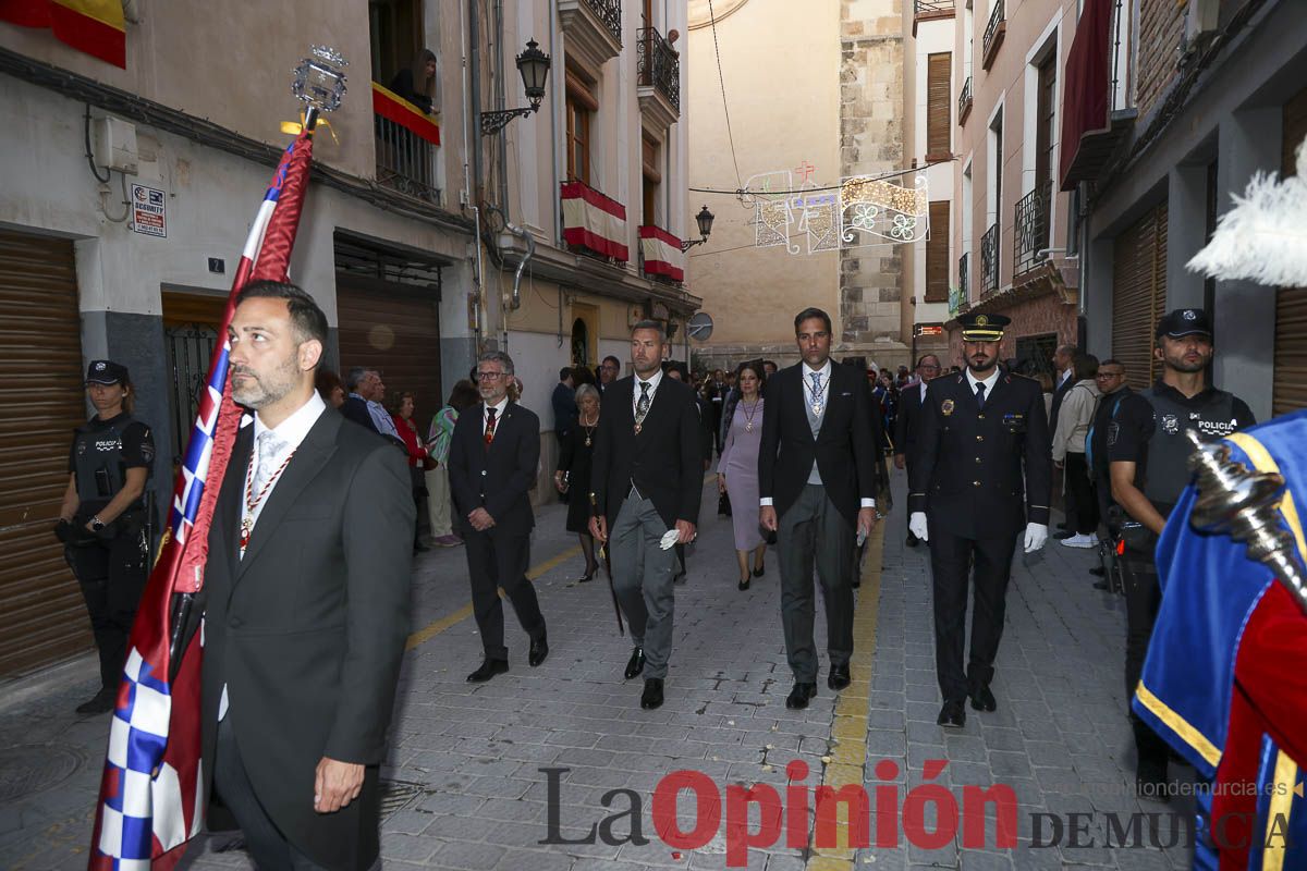 Fiestas de Caravaca: procesión del Baño (procesión, parlamento y baño de la Cruz)