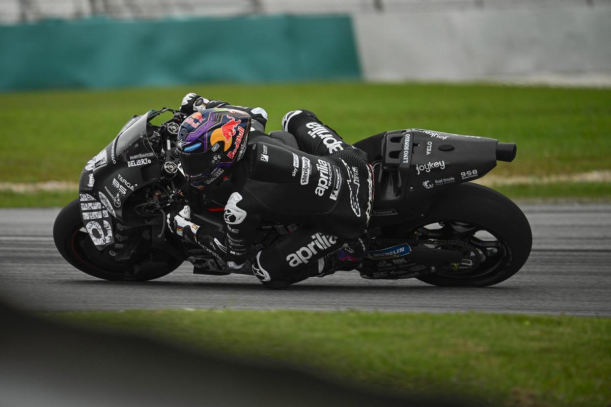 Jorge Martín y su Aprilia.
