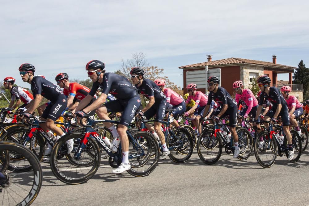 La Volta a Catalunya, al seu pas per Santa Coloma de Farners