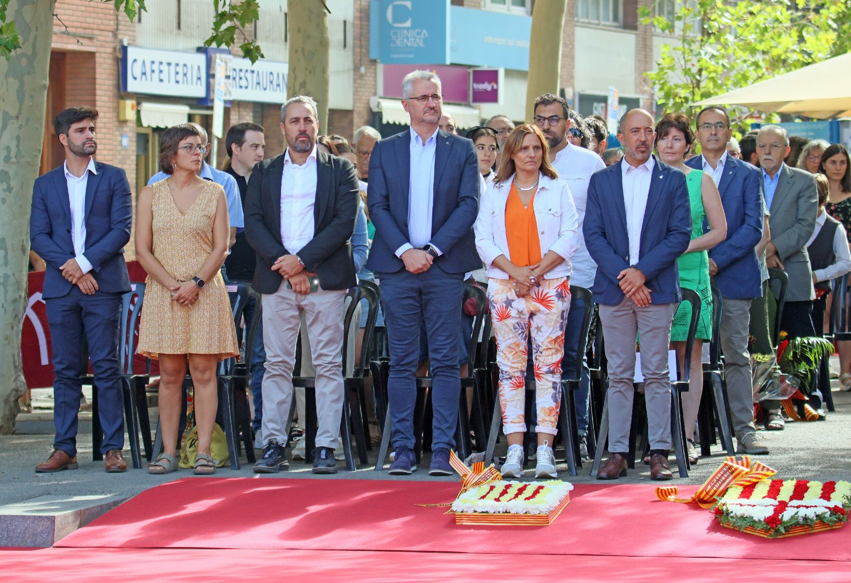 Així ha estat l'acte institucional per la Diada a Manresa