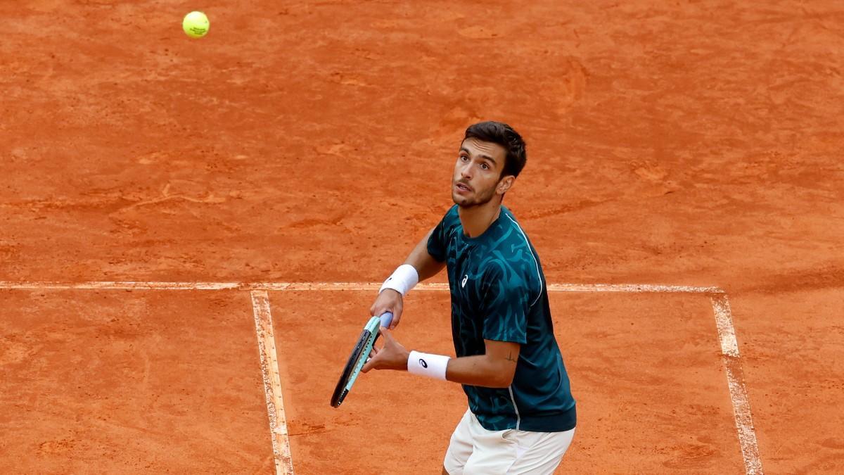 Musetti, durante su partido