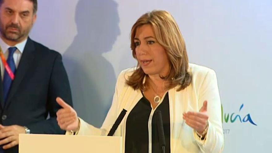 Susana Díaz sobre el sondeo: "En el peor momento del PSOE, volvemos a ganar"