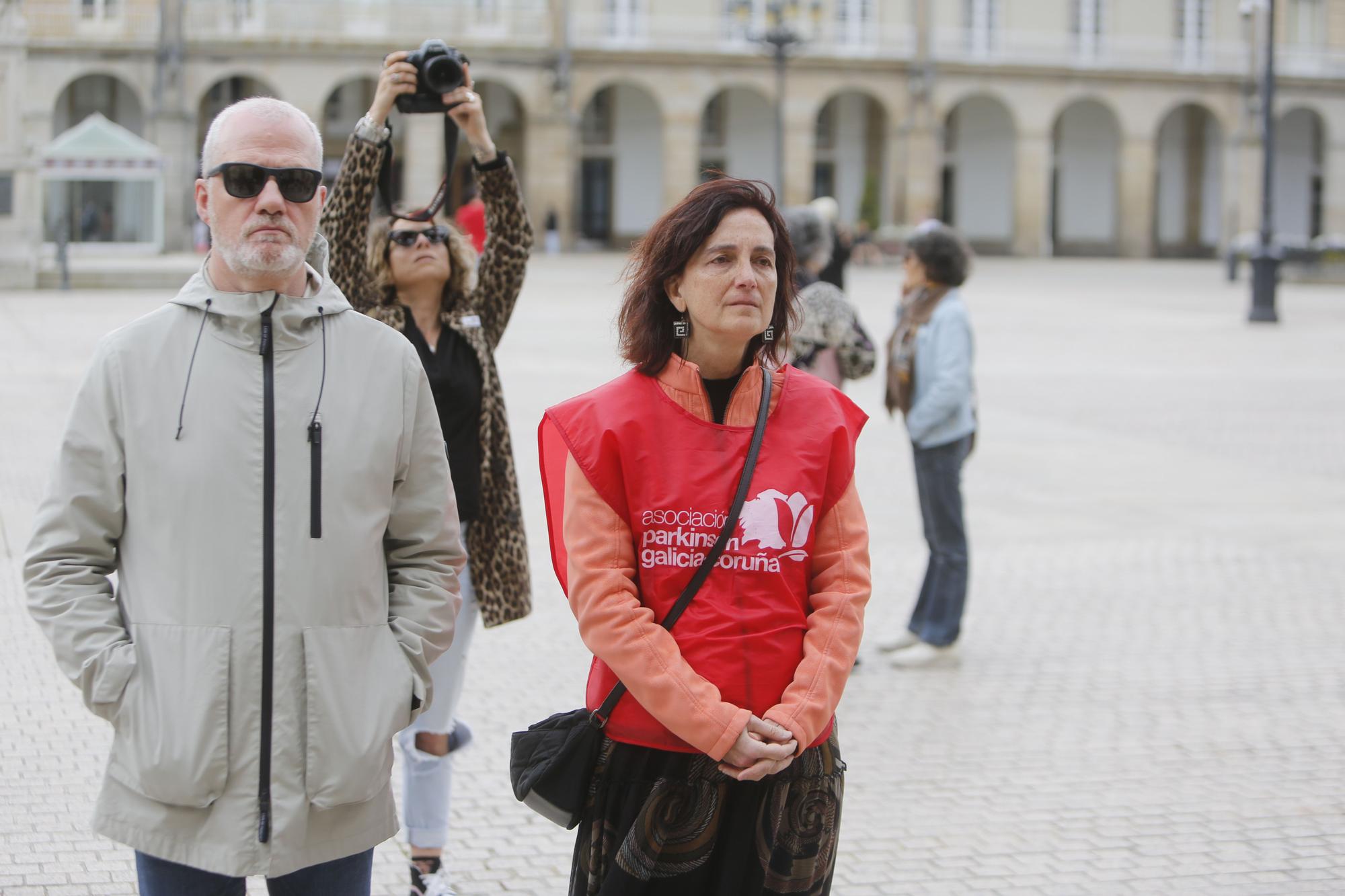 Lectura del manifiesto y acto central en A Coruña por el Día Mundial del Parkinson