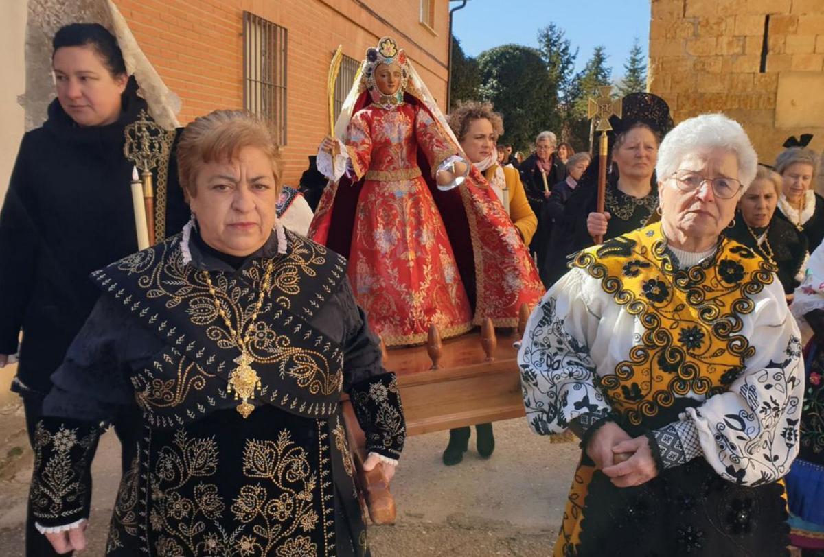 Las águedas toman el mando en los pueblos de Zamora