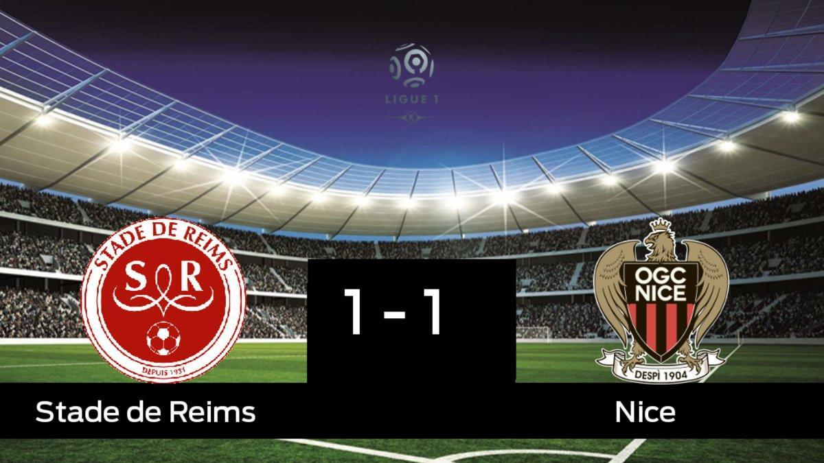 El Stade de Reims y el Nice se repartieron los puntos tras un empate a uno