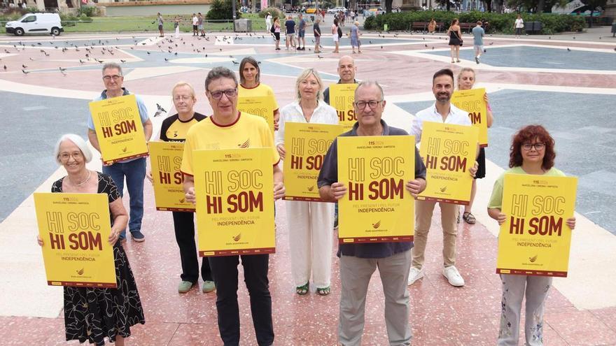 Manifestació de la Diada 2026: Actes a Girona, Barcelona i Amposta apel·lant al "present" i al "futur" de l'independentisme