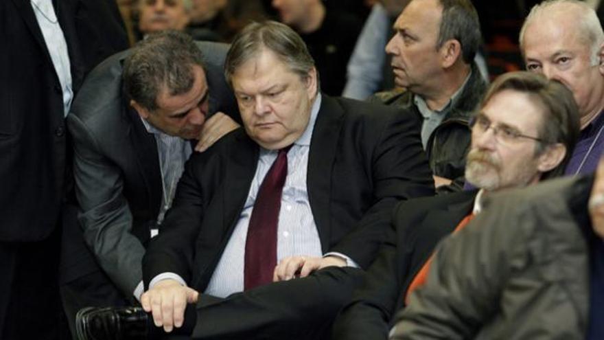 El ministro de finanzas y viceprimer ministro de Grecia, Evangelos Venizelos.