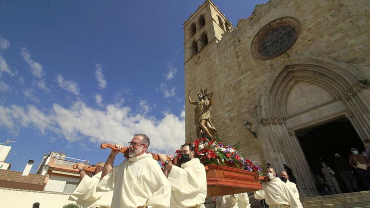 Un moment de la processó del Ressuscitat a Blanes. | AJUNTAMENT DE BLANES