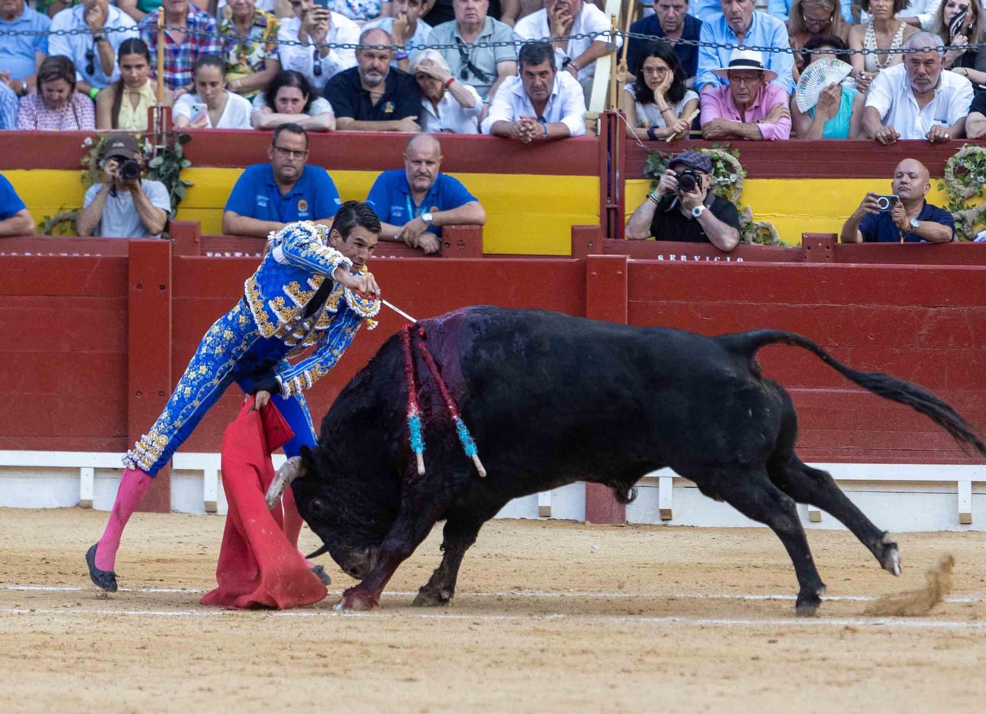 Manzanares culmina una de sus mejores tardes y sale a hombros en la Feria de Hogueras de Alicante 2025