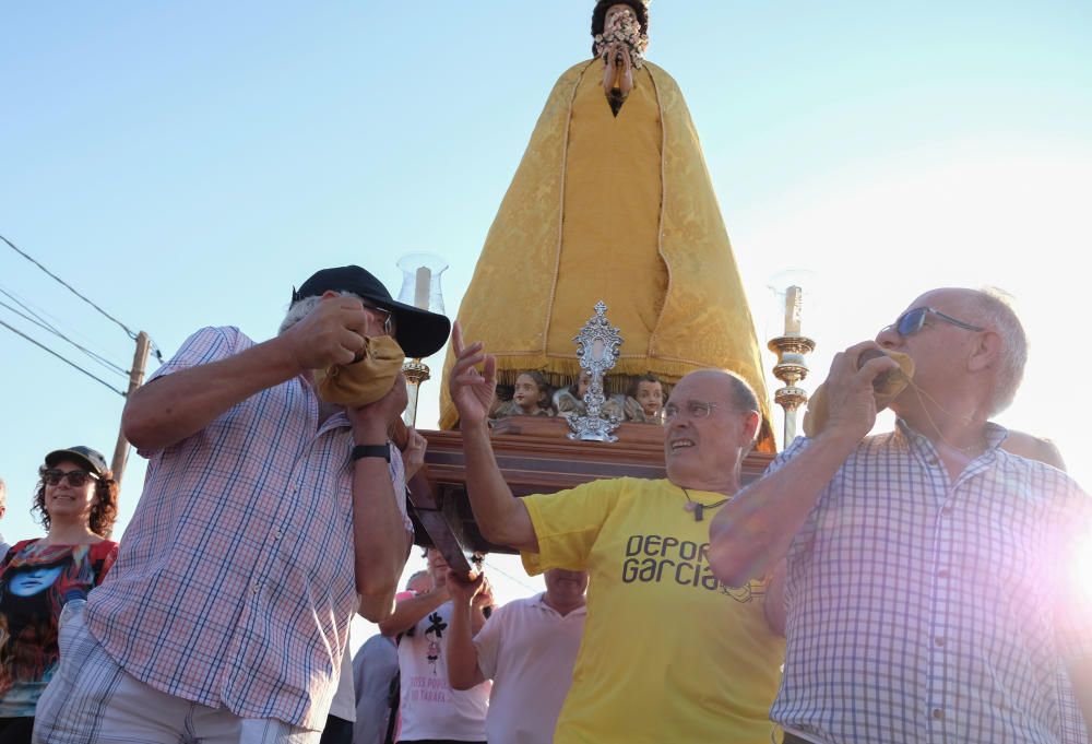 Traslado Virgen de las Nieves de Aspe