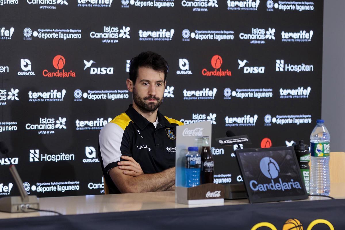 Bruno Fitipaldo, en sala de prensa.