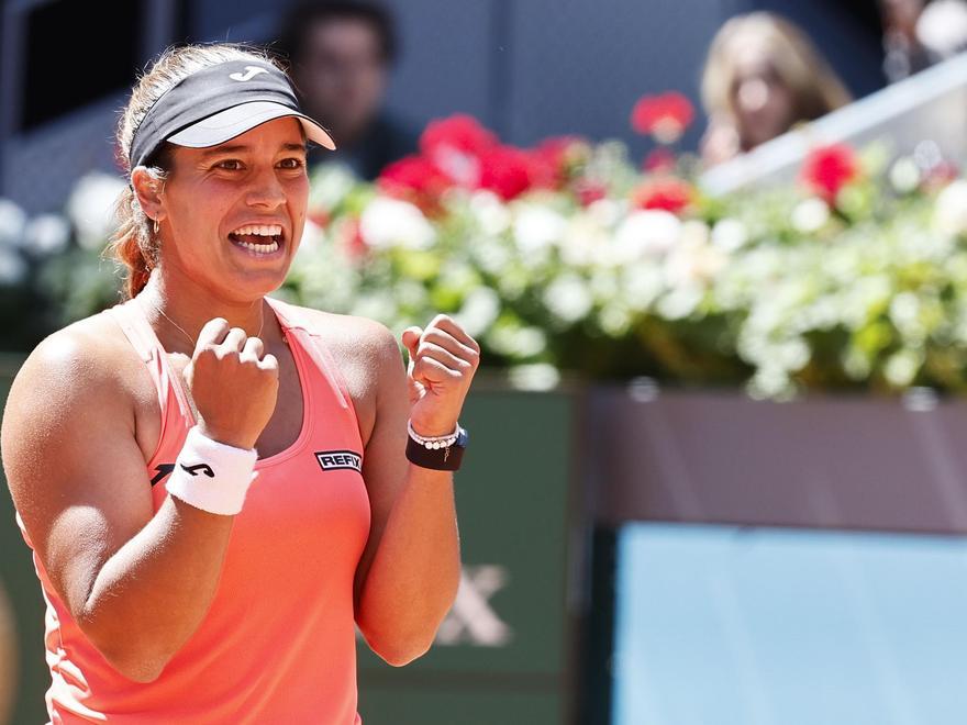 Jéssica Bouzas hace historia al superar a Paula Badosa sobre la tierra del Mutua Madrid Open