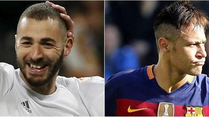 Benzema y Neymart, goleadores esta jornada.