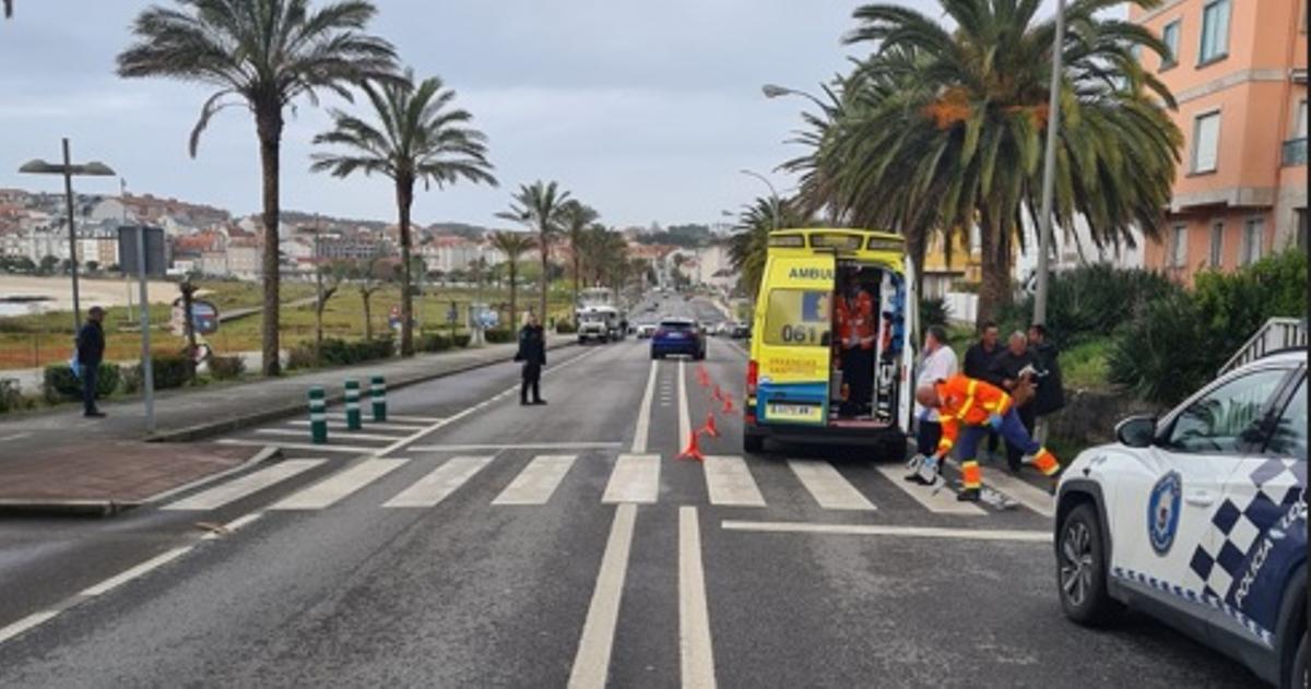 El atropello fue en la avenida de Galicia
