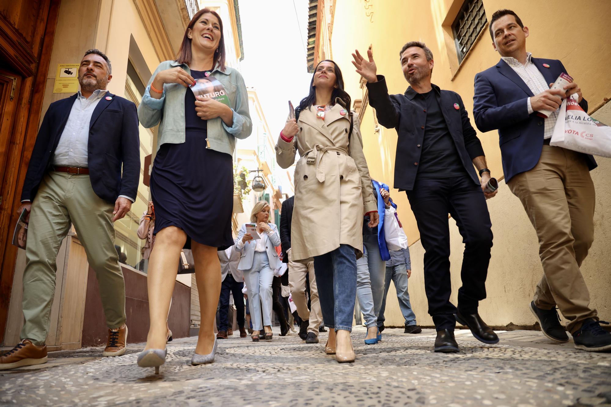 Desayuno informativo y visita de Inés Arrimadas en Málaga