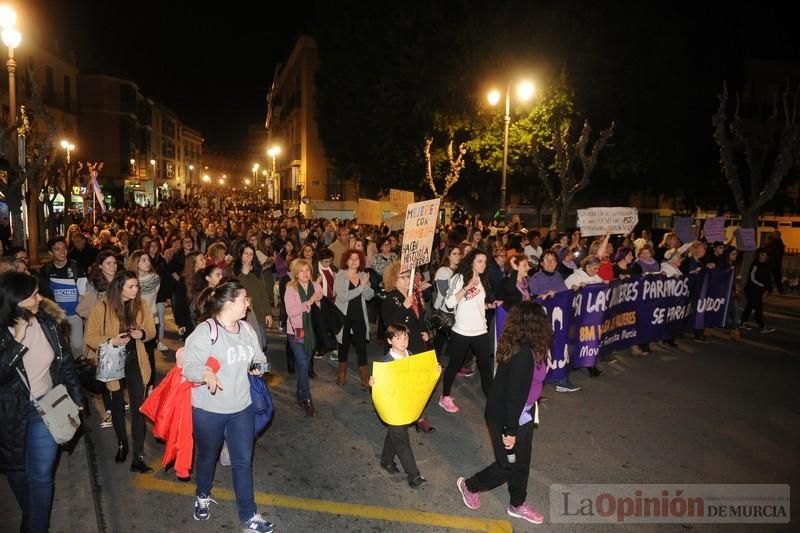 Manifestación por el Día de la Mujer en Murcia