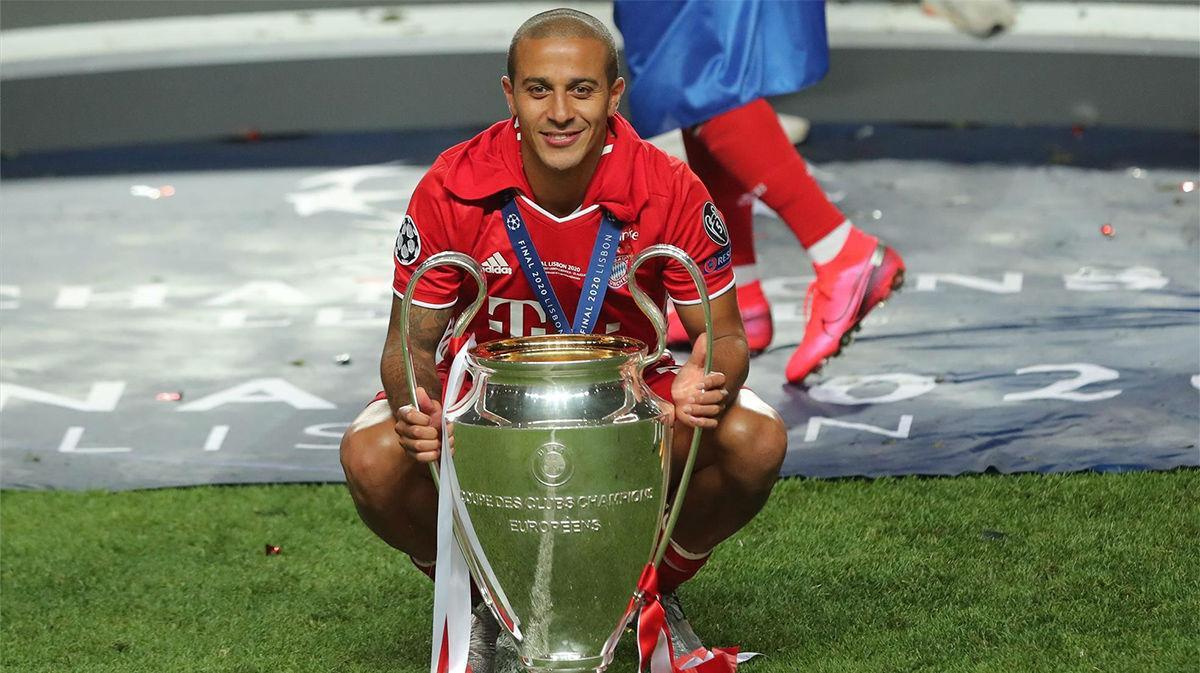 Thiago Alcántara ha realizado su mejor temporada en Europa