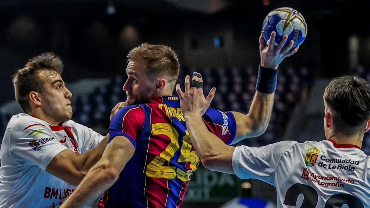 Luka Cindric fue de los mejores en ataque en un espeso Barça