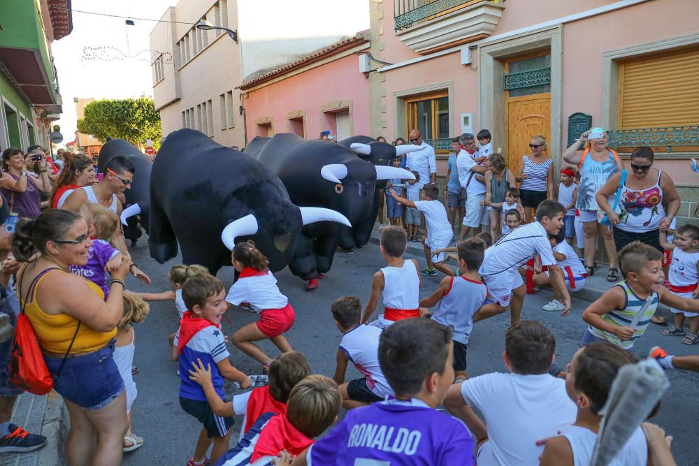 Encierro infantil en Formentera del Segura