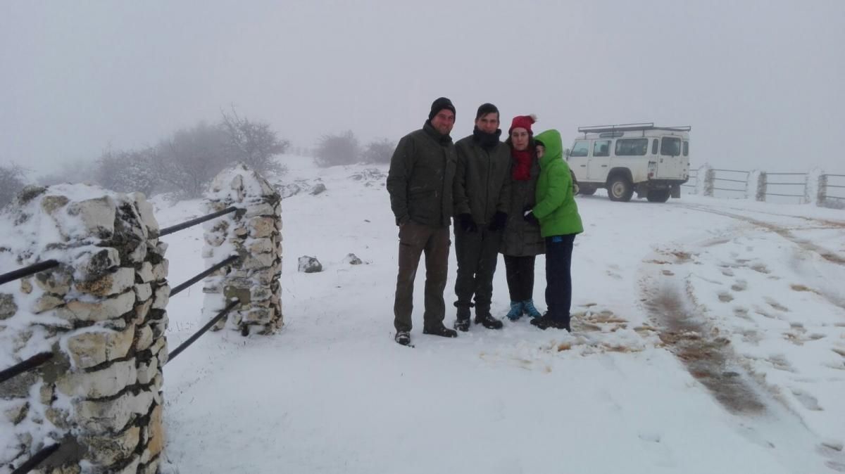 Nieva en la provincia de Córdoba, las fotos de los lectores