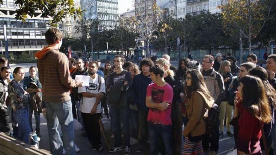 Los estudiantes gallegos secundan las protestas