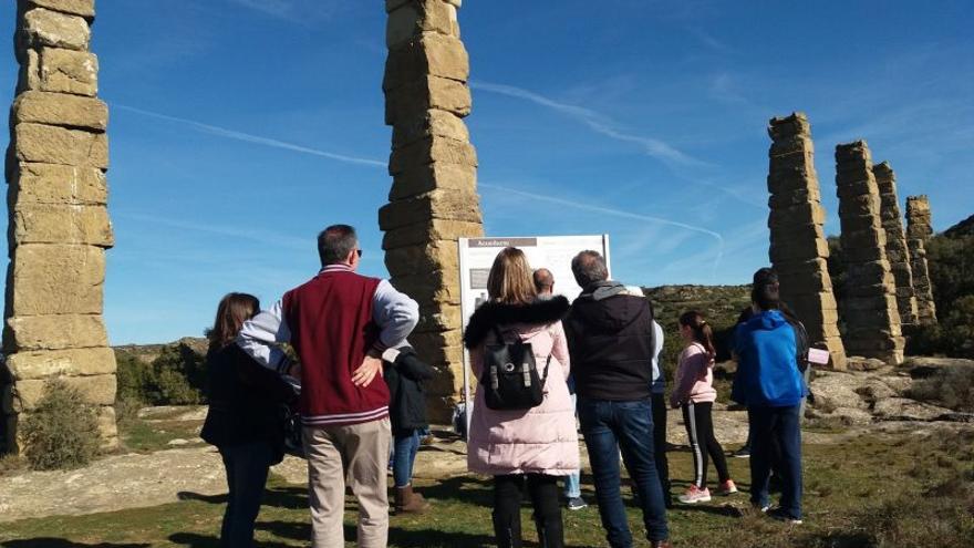 Las visitas al yacimiento de Los Bañales se retoman este domingo.