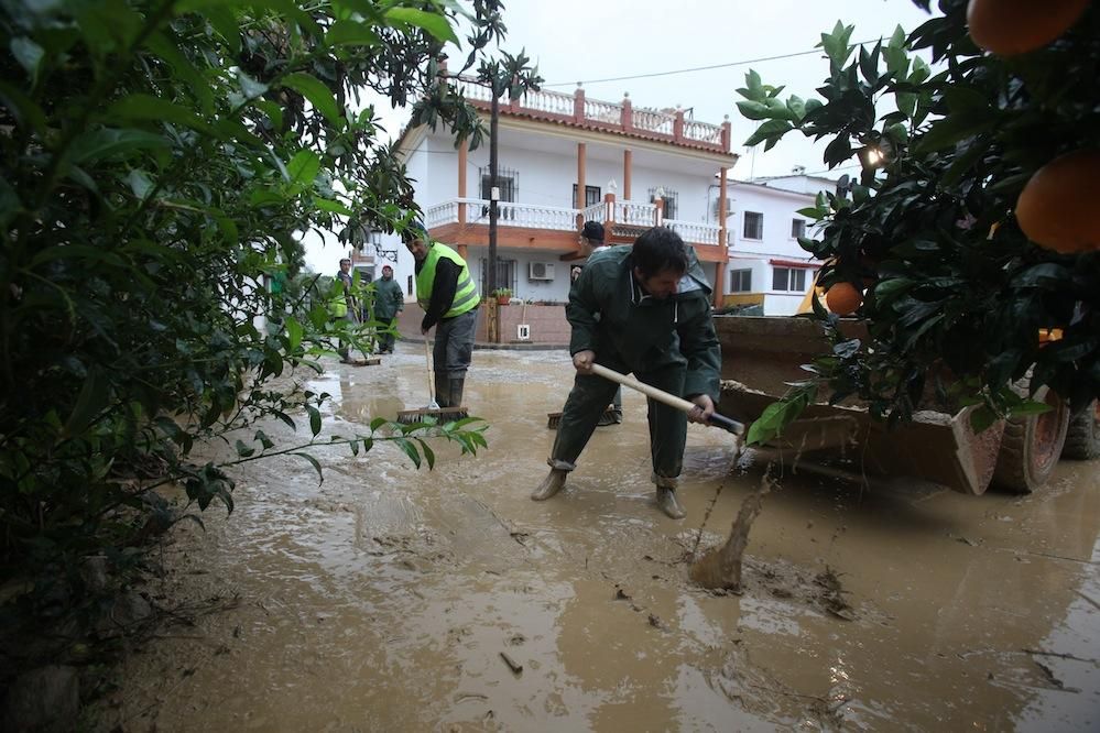 Cártama trata de volver a la normalidad tras el temporal