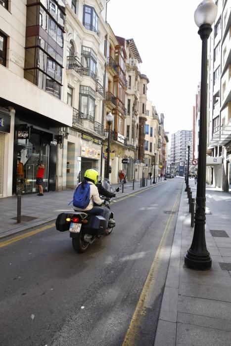 Así viven los asturianos el primer día de alarma