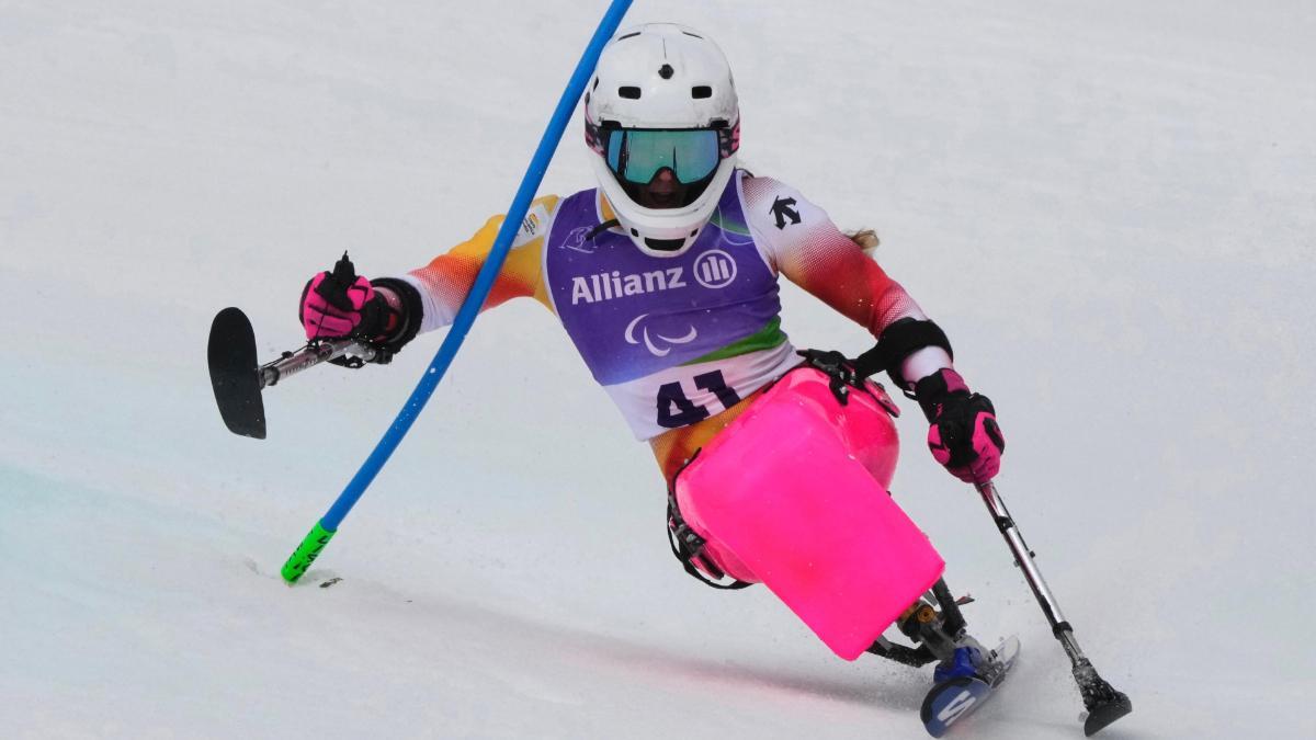 Audrey Pascual, bronce en el eslalon paralímpico