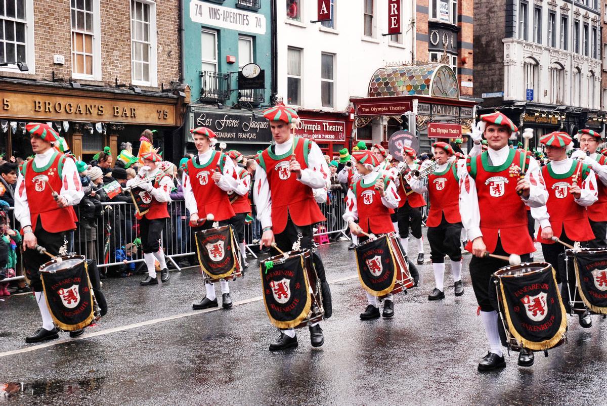 Desfile de San Patricio en Dublín