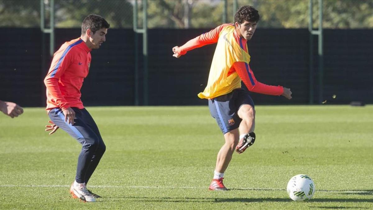 Carles Aleñá es una de las grandes novedades del filial tras las últimas convocatorias con el primer equipo