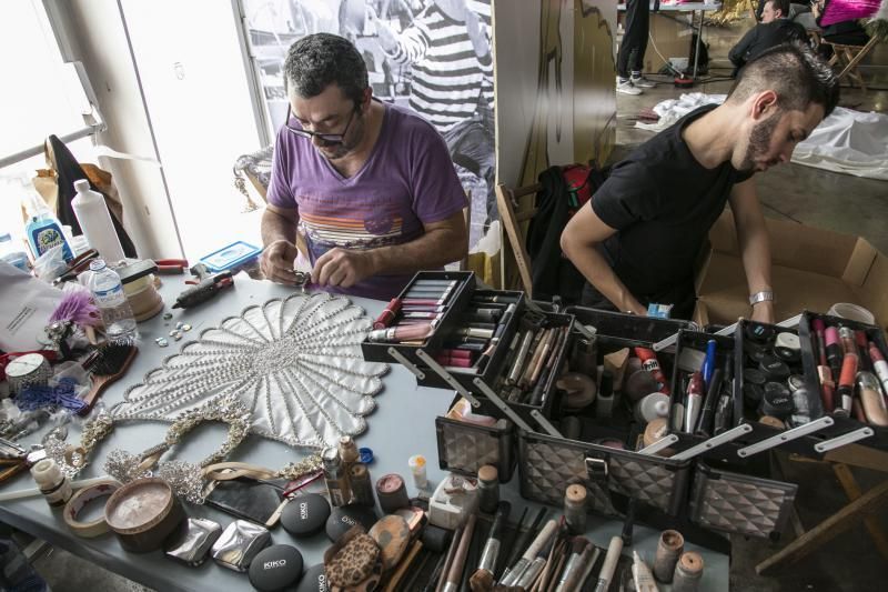 Backstage de la Gala de la Reina del Carnaval