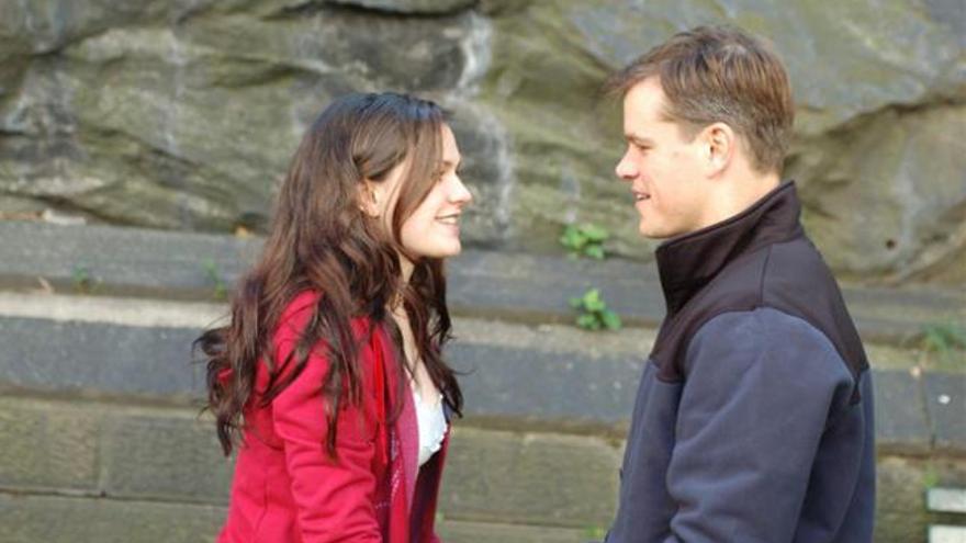 Anna Paquin y Matt Damon en &#039;Margaret&#039;.