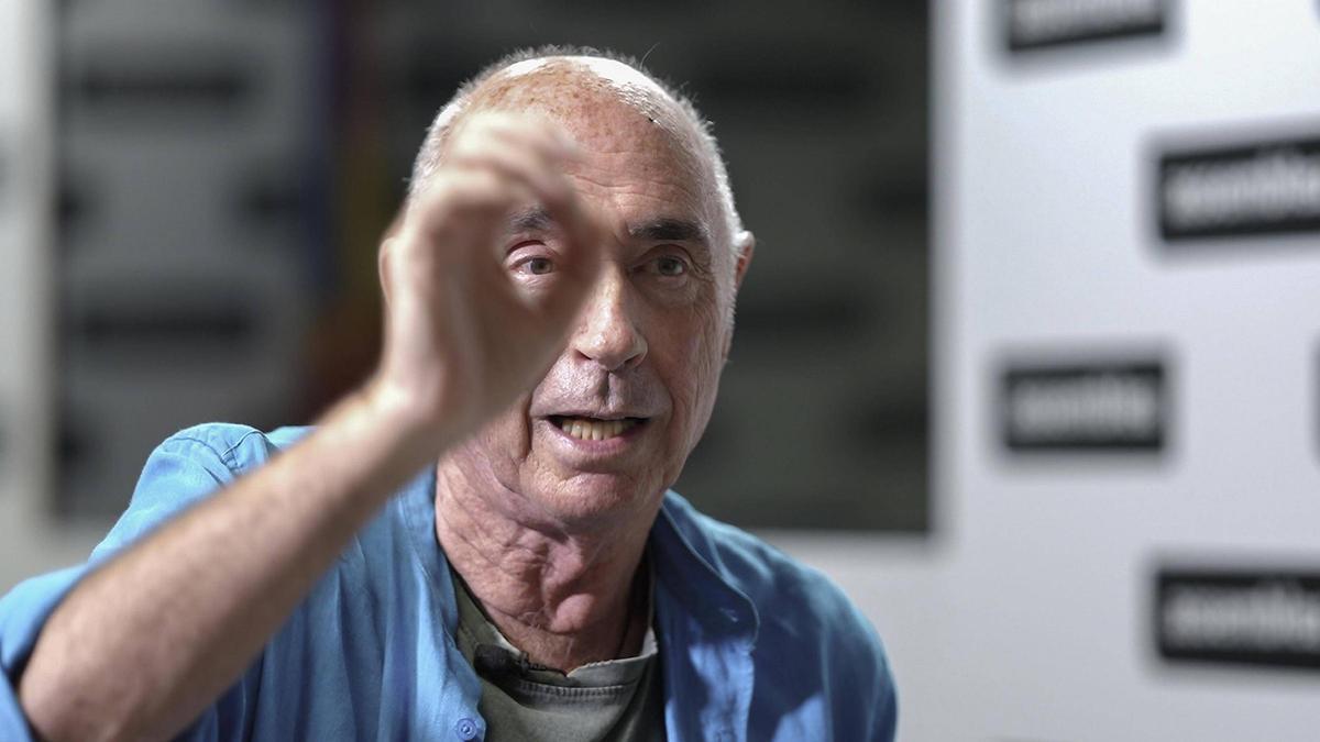 Lluís Llach, presidente de la ANC, durante la entrevista