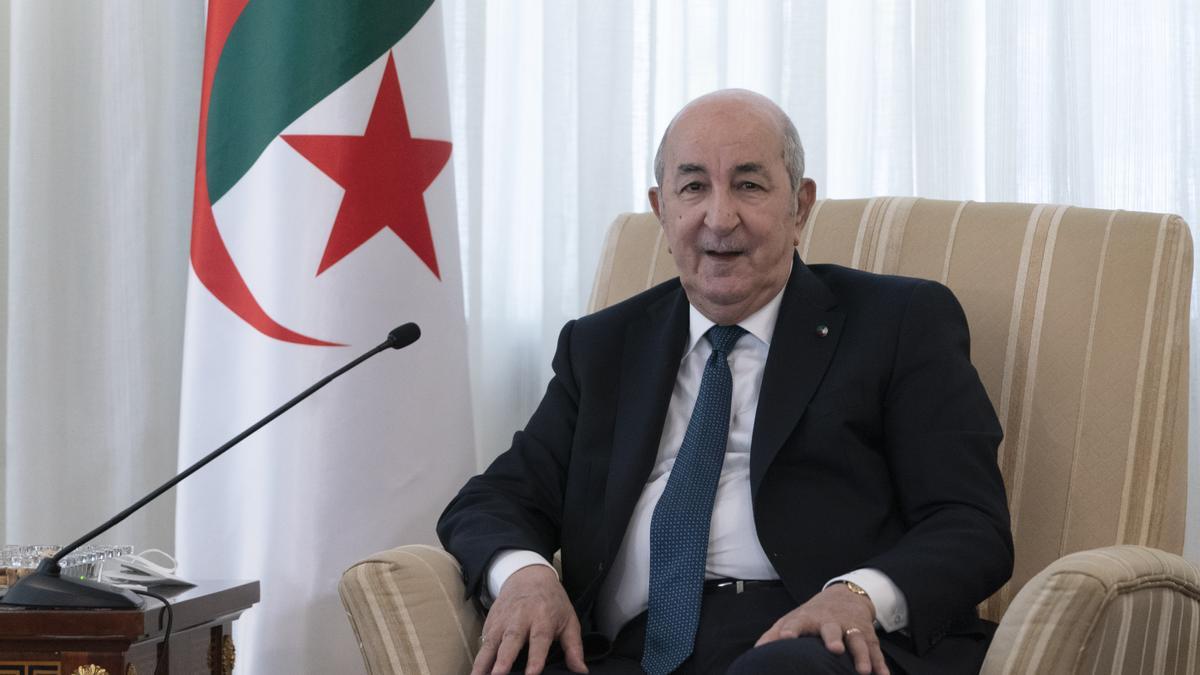 Abdelmadjid Tebboune, Präsident von Algerien, auf einem Archivbild.