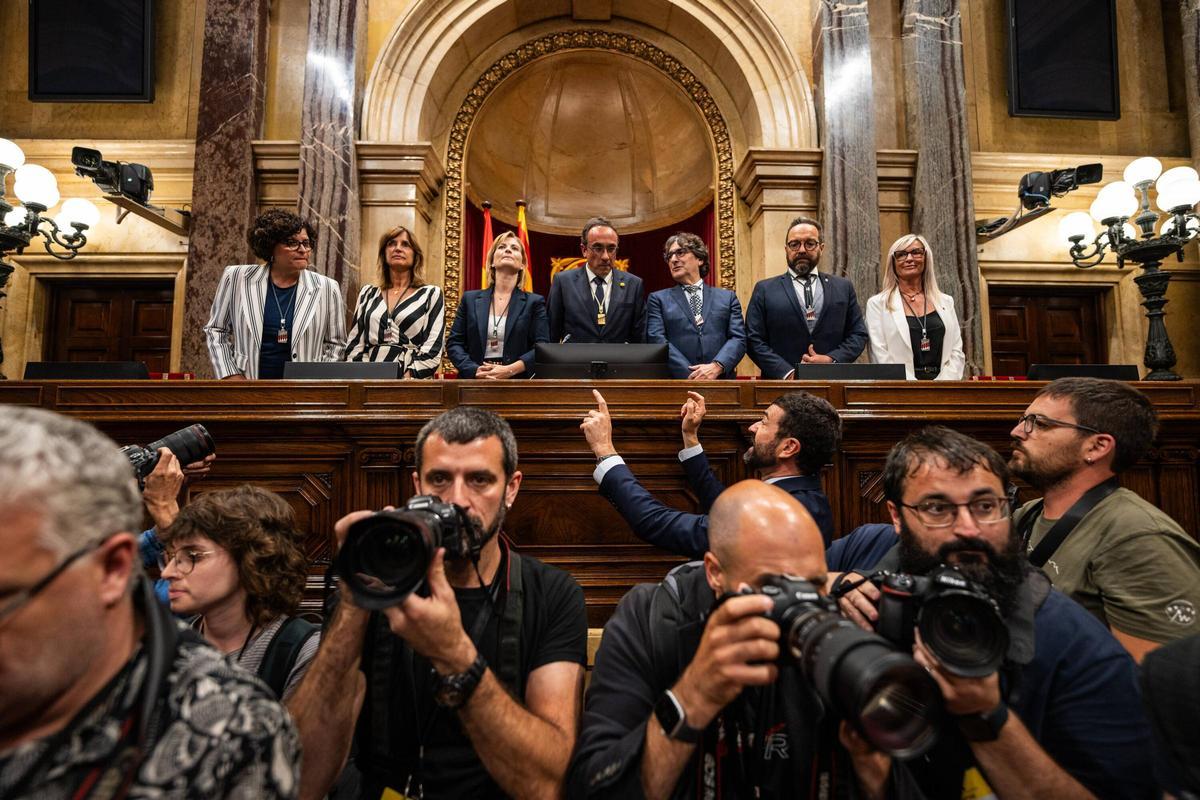 Pleno de constitución del Parlament de Catalunya tras elecciones del 12M